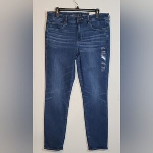 American Eagle Next Level Stretch Low Rise Skinny Jeans NWT Size 12 Long